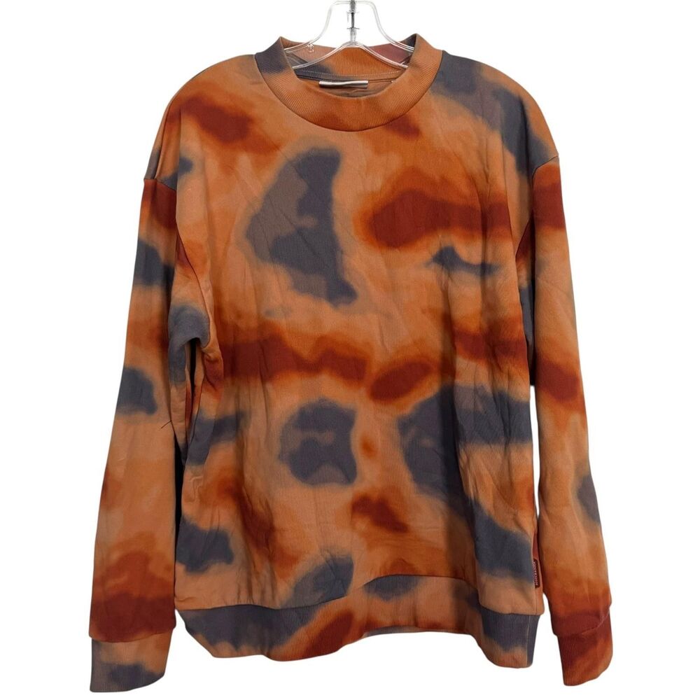 Scotch & Soda Sweatshirt Mens XL Multicolor Tie Dye Crew Neck Pullover Knit